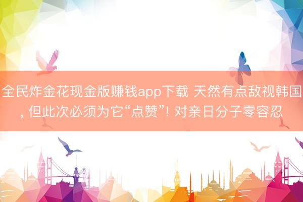 全民炸金花现金版赚钱app下载 天然有点敌视韩国， 但此次必须为它“点赞”! 对亲日分子零容忍